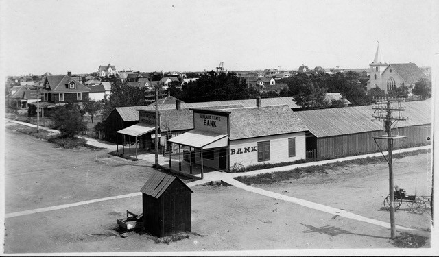 The first haviland State Bank building